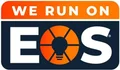 We Run on EOS badge